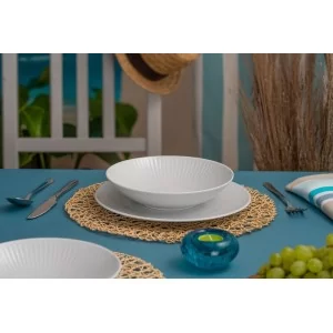 Serwis obiadowy na 12 osób (44el.) Chodzież - Dalia C001 Biała