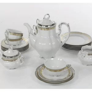 Garnitur do kawy na 6 osób (21el.) Ćmielów - Bolero E551 Princess