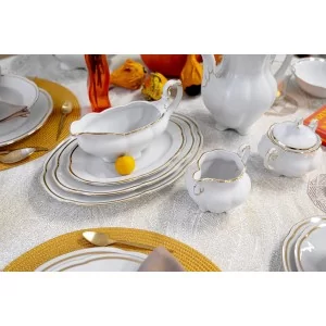 Komplet talerzy na 6 osób (18el.) Ćmielów - Bolero Pas E337