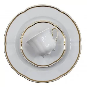 Garnitur do kawy na 6 osób (18el.) Ćmielów - Bolero E337 Pas