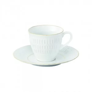 Garnitur do kawy na 6 osób (18el.) Ćmielów - Sofia 3604 Złoto