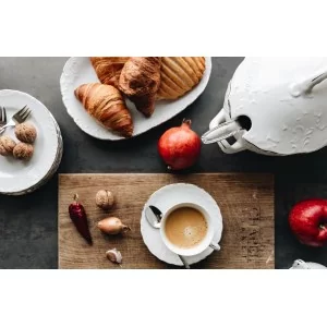 Serwis obiadowy na 12 osób / 43 el Ćmielów - Rococo Platyna