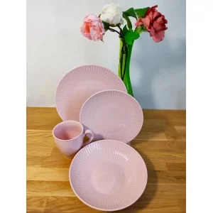 Talerz obiadowy 26cm Chodzież - Dalia GL05 Różowy