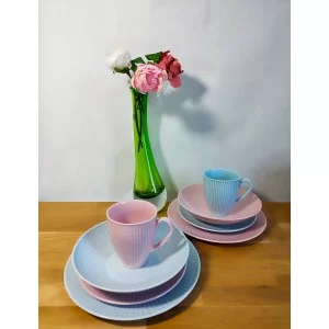 Talerz obiadowy 26cm Chodzież - Dalia GL05 Różowy