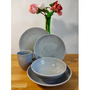 Talerz obiadowy 26 cm Chodzież - Dalia GL06 Szary