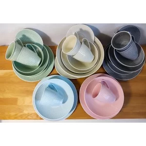 Talerz obiadowy 26 cm Chodzież - Dalia GL06 Szary