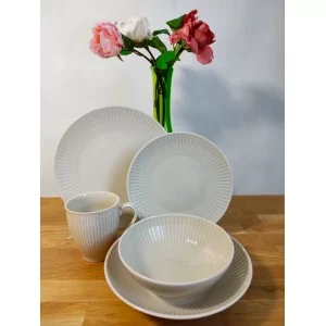 Talerz obiadowy 26 cm Chodzież - Dalia GL04 Wanilia