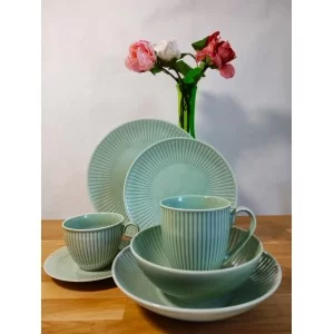 Talerz obiadowy 26 cm Chodzież - Dalia GL07 Pistacja