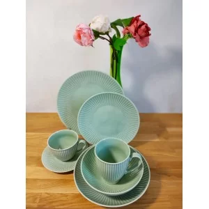 Talerz obiadowy 26 cm Chodzież - Dalia GL07 Pistacja