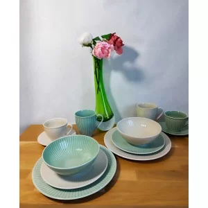 Talerz obiadowy 26 cm Chodzież - Dalia GL07 Pistacja