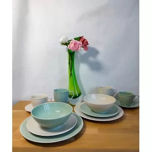 Talerz obiadowy 26 cm Chodzież - Dalia GL07 Pistacja