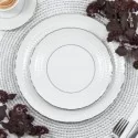 Komplet talerzy na 6 osób (18el.) Ćmielów - Sofia 3604 Złota linia