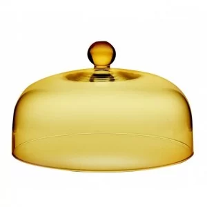 Bursztynowy klosz do serów 26 cm Krosno - Home&Living