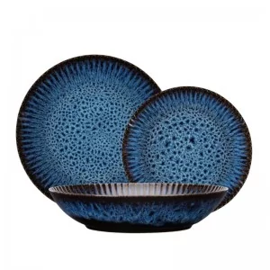 Komplet talerzy na 4 osoby (12 el.) Lubiana - Stoneware Cosmos