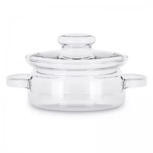 Garnek żaroodporny z pokrywką 1L Simax- Nyko