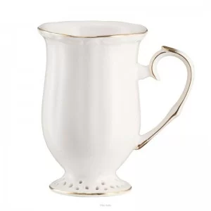 Kubek porcelanowy 300 ml Villa Italia - Clara Gold Ivory
