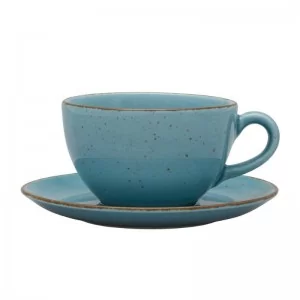 Filiżanka ze spodkiem 280 ml / 16 cm Lubiana - Aida ART Turkus