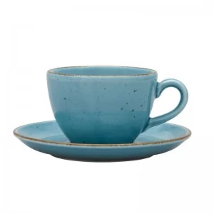Filiżanka ze spodkiem 180 ml / 14,5 cm Lubiana - Aida ART Turkus