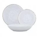 Komplet talerzy na 6 osób (18 el.) Lubiana - Boss/Roma 9012 Texturas