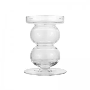 Świecznik szklany 13cm