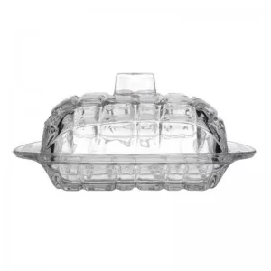 Maselnica szklana Romance z pokrywką 18,5cm