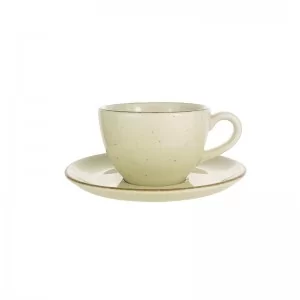 Filiżanka ze spodkiem 180 ml/14,5 cm Lubiana - Aida ART Kremowy