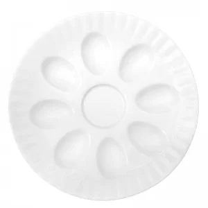 Półmisek okrągły do jaj 21 cm Chodzież - Iwona C000