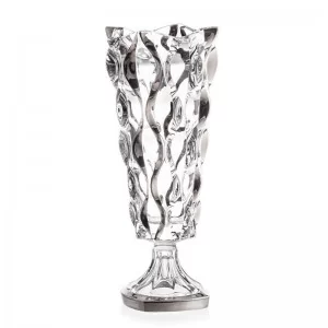 Wazon na nodze 40,5 cm Bohemia - Samba Folk Platinum