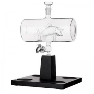 Karafka szklana i 4 szklanki Ryba - MPL