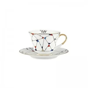 Filiżanka ze spodkiem 250 ml/16 cm Bogucice - Arlekin