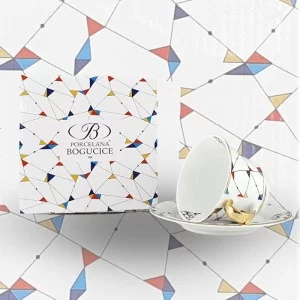 Filiżanka ze spodkiem 250 ml/16 cm Bogucice - Arlekin