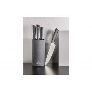 Zestaw 5 noży kuchennych  bloku Gerlach - Smart Granit