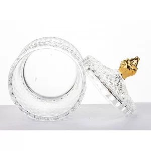 Szklany Pojemnik Dekoracyjny 13,5 cm