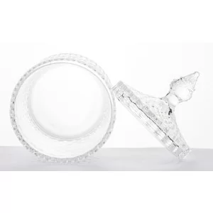 Szklany Pojemnik Dekoracyjny 18 cm