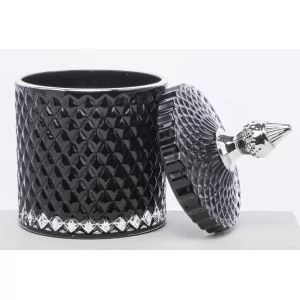 Szklany Pojemnik Dekoracyjny 18 cm