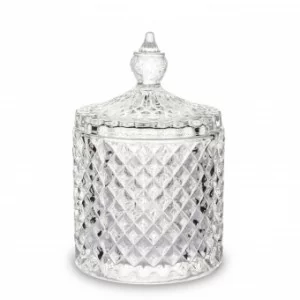 Szklany Pojemnik Dekoracyjny 13,5 cm