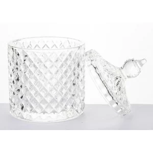 Szklany Pojemnik Dekoracyjny 13,5 cm