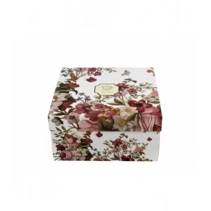 Filiżanka ze spodkiem Vintage Flowers White 250 ml