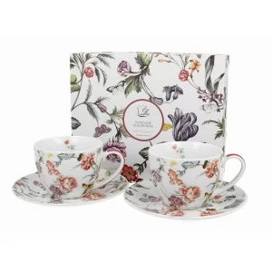 Komplet 2 filiżanek ze spodkami Milagros 250 ml