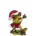 Figurka Świąteczna Żaba 9,5 cm