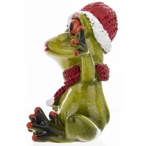 Figurka Świąteczna Żaba 9,5 cm