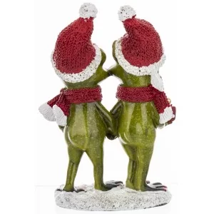 Figurka Świąteczna Żaba 17 cm