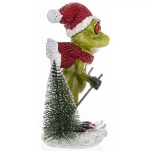 Figurka Świąteczna Żaba 14,5 cm