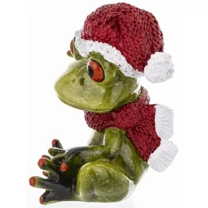 Figurka Świąteczna Żaba 9,5 cm