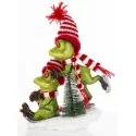 Figurka Świąteczna Żaba 9,5 cm