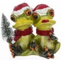Figurka Świąteczna Żaba 9,5 cm