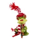 Figurka Świąteczna Żaba 14 cm