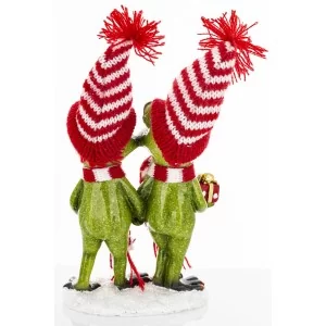 Figurka Świąteczna Żaba 20 cm