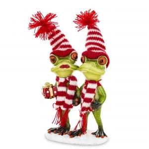 Figurka Świąteczna Żaba 20 cm