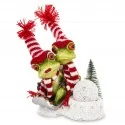Figurka Świąteczna Żaba 19,5 cm
